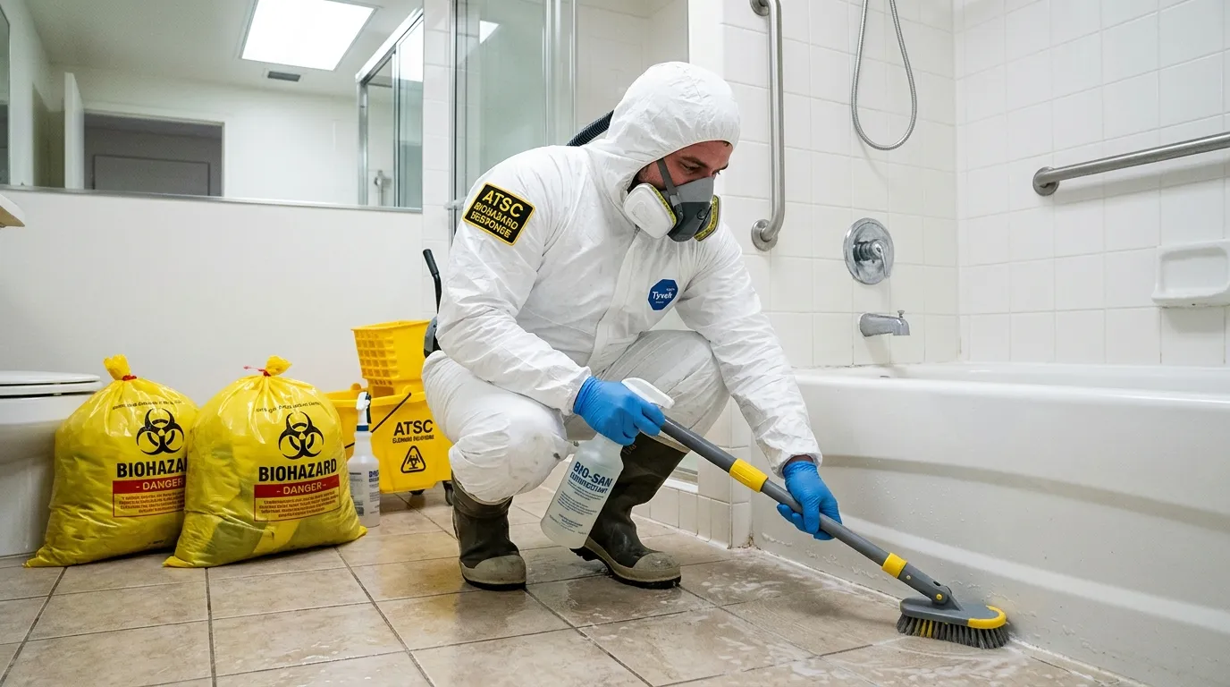 Decontamination equipment deployed for Blood Cleanup in Lakeland Highlands